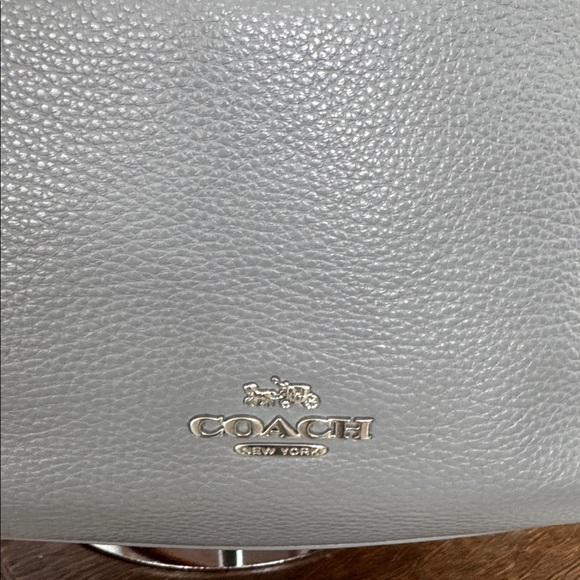 Coach Rori C2853 hobo shoulder bag in pebbled granite gray - Picture 2 of 12